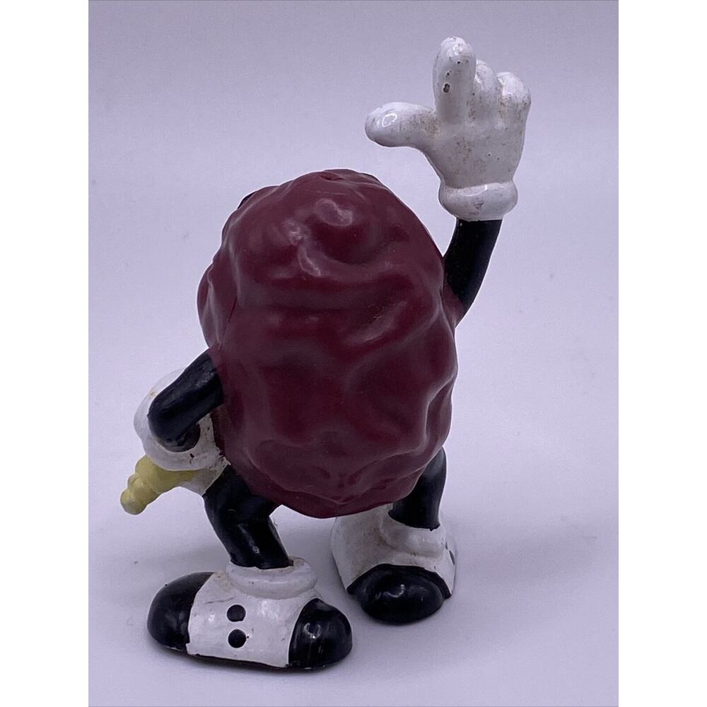 California Raisins Figure Singer Singing Microphone Raisin CALRAB 1987 Vintage - Picture 3 of 8